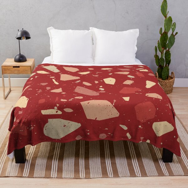 Item preview, Bright Red Terrazzo Pattern designed and sold by thesnowwhyte.