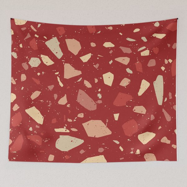 Item preview, Bright Red Terrazzo Pattern designed and sold by thesnowwhyte.