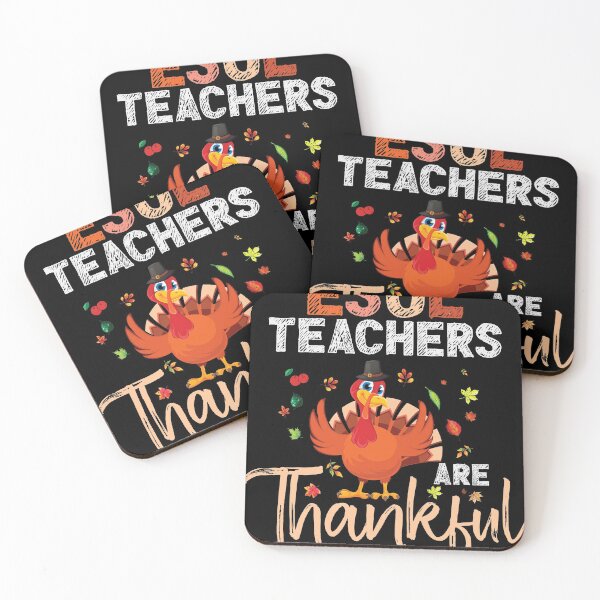 Item preview, ESOL Teachers Students Thanksgiving Gift - ESOL Thankful designed and sold by abcxyzsma.