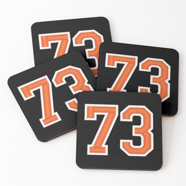 Item preview, Sports Number 73 Jersey seventy three Orange designed and sold by elhefe.