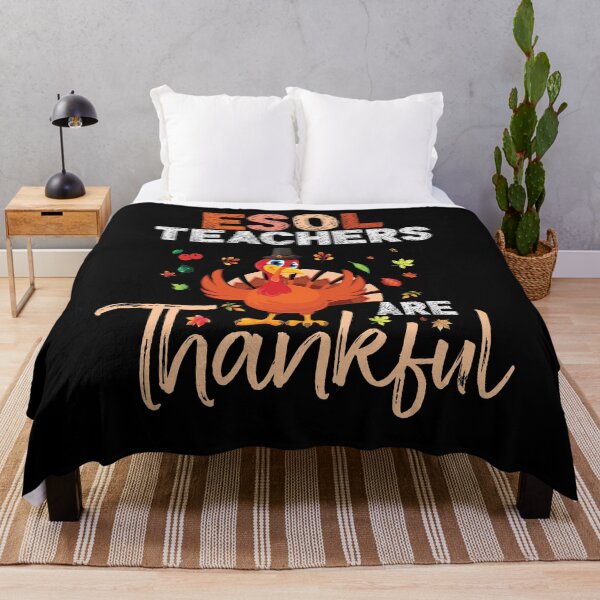 Item preview, ESOL Teachers Students Thanksgiving Gift - ESOL Thankful designed and sold by abcxyzsma.