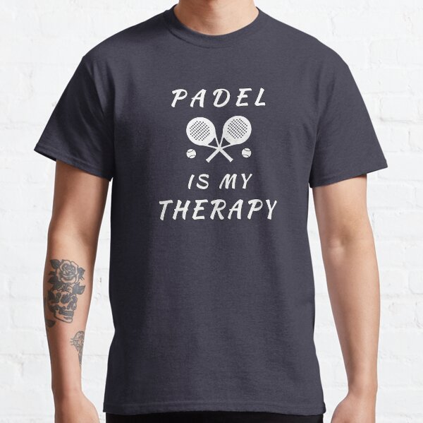 El pádel es mi terapia Camiseta clásica