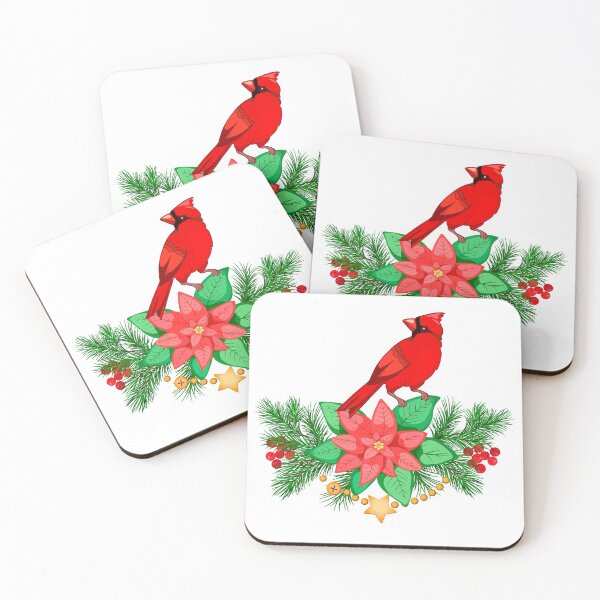 Item preview, Christmas arrangement with cardinal bird designed and sold by babanovaesha.