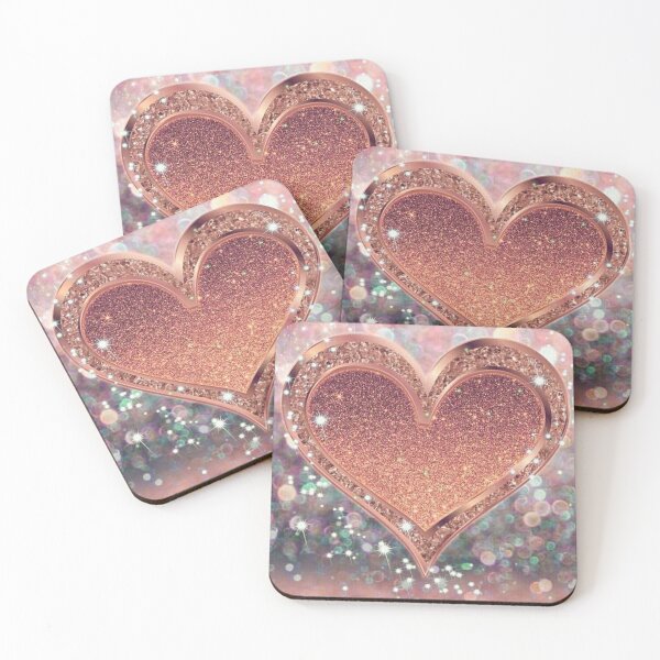 Item preview, Glittering Gold Heart designed and sold by ReesDesigns.