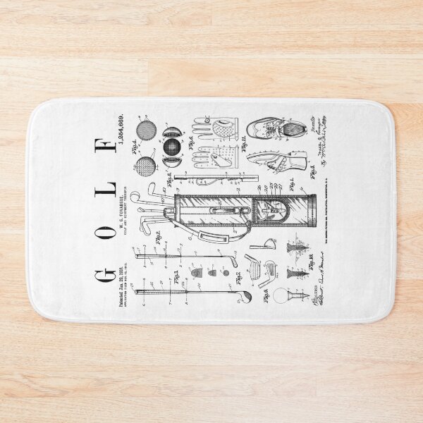 Item preview, Golf Club Golfer Old Vintage Patent Drawing Print designed and sold by GrandeDuc.