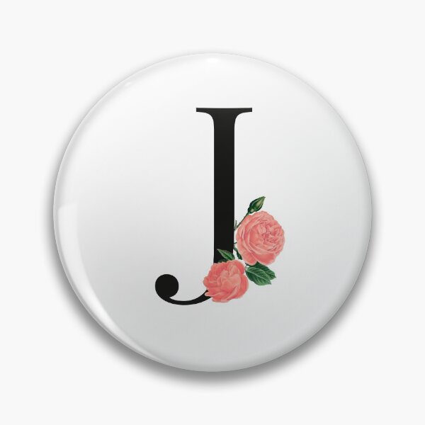 Item preview, Letter J floral rose, J letter designed and sold by asdesignstudio.