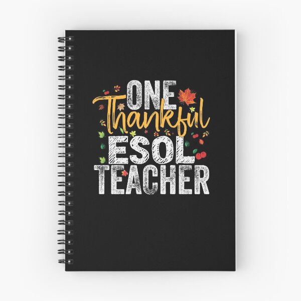 Item preview, ESOL Teachers Students Thanksgiving Gift - ESOL Thankful designed and sold by abcxyzsma.