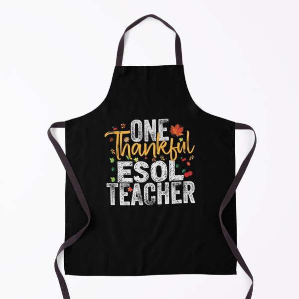 Item preview, ESOL Teachers Students Thanksgiving Gift - ESOL Thankful designed and sold by abcxyzsma.