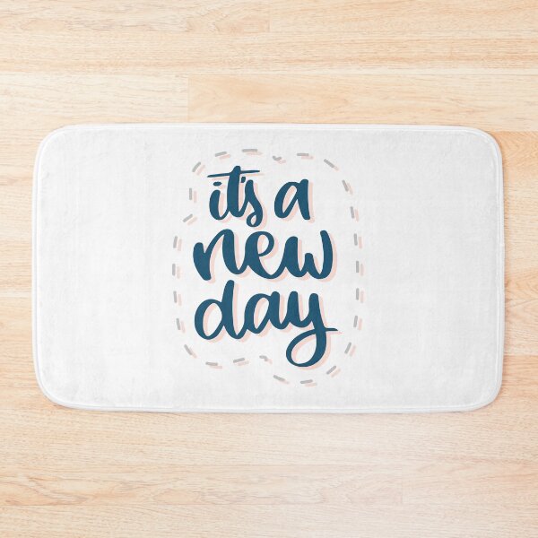 Item preview, It's A New Day Inspirational Message designed and sold by Briekel.