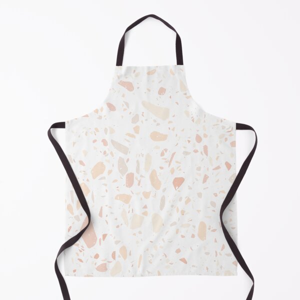 Item preview, Patrón de terrazo en blanco y rosa. designed and sold by thesnowwhyte.