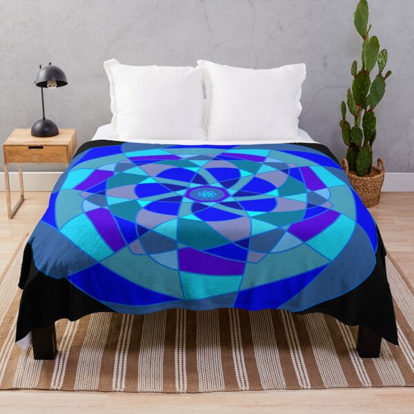 Item preview, blue mandala designed and sold by Yous-Bou.