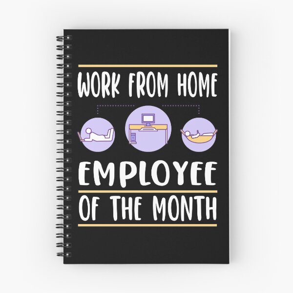 Item preview, Work From Home - Employee Of The Month - Gift Idea designed and sold by AS-Shirts.