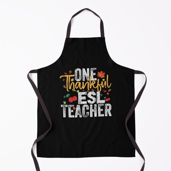 Item preview, ESL Teachers Students Thanksgiving Gift - ESL Thankful designed and sold by abcxyzsma.