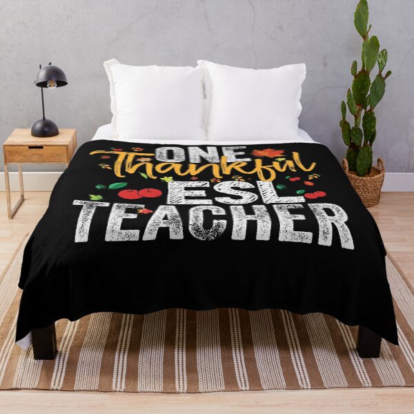 Item preview, ESL Teachers Students Thanksgiving Gift - ESL Thankful designed and sold by abcxyzsma.