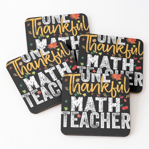 Item preview, Math Teachers are Thankful Thanksgiving Gift designed and sold by abcxyzsma.