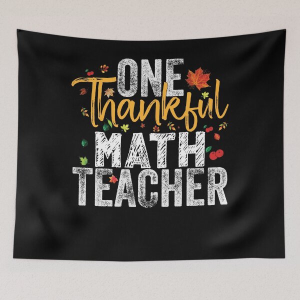 Item preview, Math Teachers are Thankful Thanksgiving Gift designed and sold by abcxyzsma.