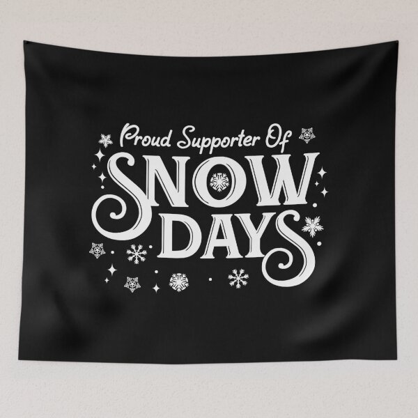 Item preview, Christmas Proud Supporter of Snow Days Winter Xmas designed and sold by haselshirt.