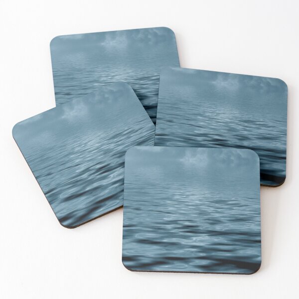 Item preview, Dark and Almost Stormy Blue Ocean Waves designed and sold by newtree.