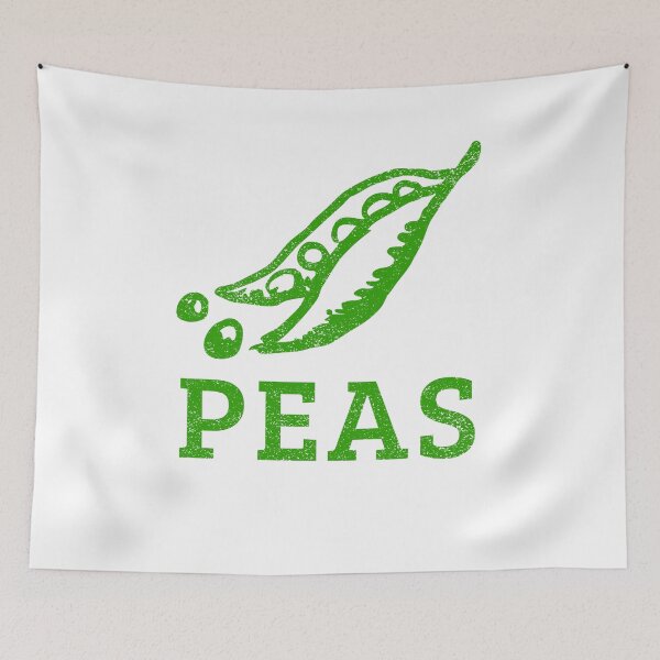 Item preview, Peas - Green Design Not Only for Vegan designed and sold by betterlifeisveg.