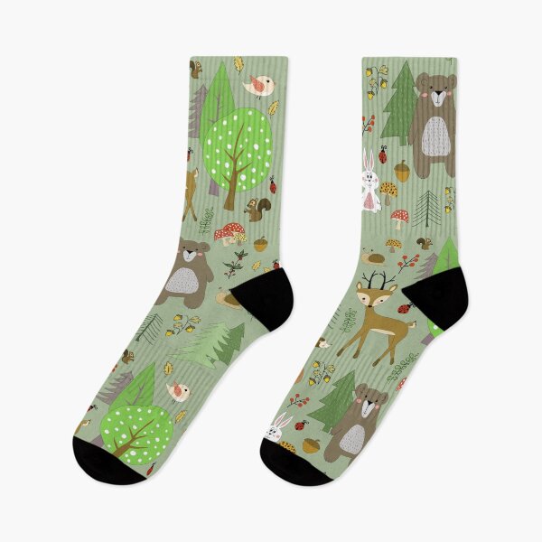 Item preview,  Woodland animals pattern designed and sold by PurrfectCorner.