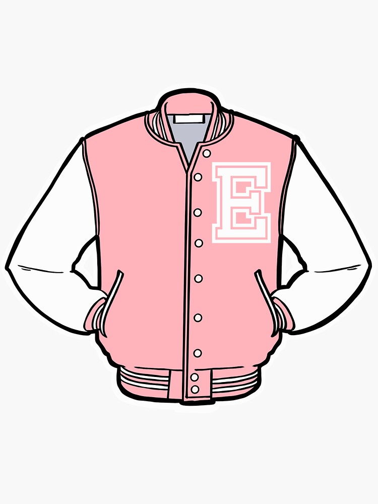 Pastel letterman outlet jacket