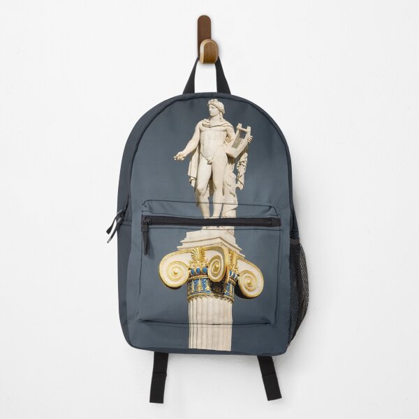 Item preview, Ancient Greek god Apollo. Deity of music and sun. Pillow Athens Mask and Rucksack v2. For Quote see Description. designed and sold by shelfpublisher.