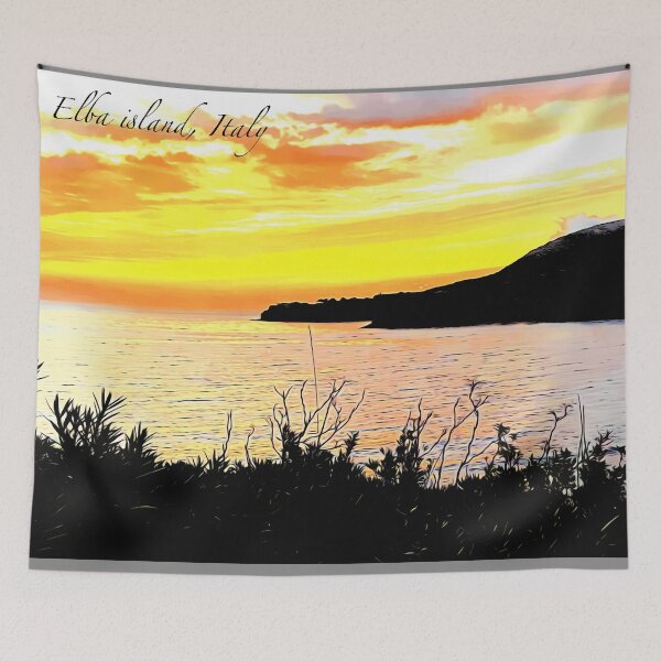 Item preview, Sunset over Elba island, Italy designed and sold by RTrivella.