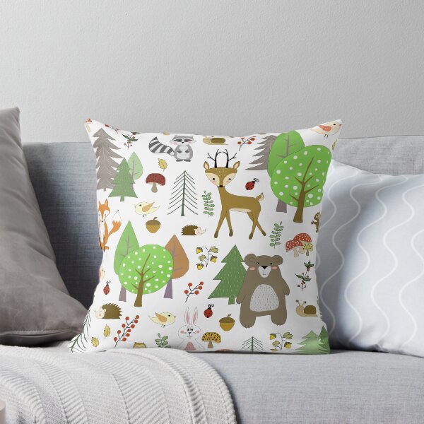 Item preview, Woodland animal pattern designed and sold by PurrfectCorner.
