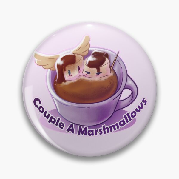 Item preview, Couple a marshmallows designed and sold by CrimWanders.