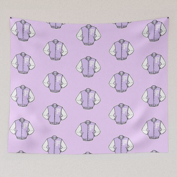 Item preview, Cute Pastel Letter F Jacket designed and sold by GeorgiaMarie13.