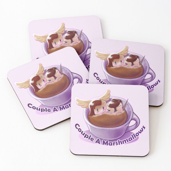 Item preview, Couple a marshmallows designed and sold by CrimWanders.