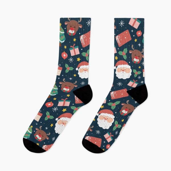 Item preview, Christmas Santa and Reindeer designed and sold by Quotabletees.