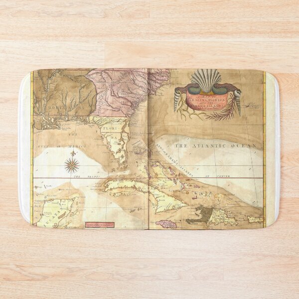 Item preview, A Map of Carolina, Florida and the Bahama Islands. 1729 designed and sold by killies.