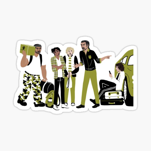 The Thief Road Trip AU Sticker