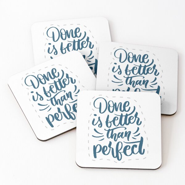 Item preview, Done Is Better Than Perfect Inspirational Message designed and sold by Briekel.