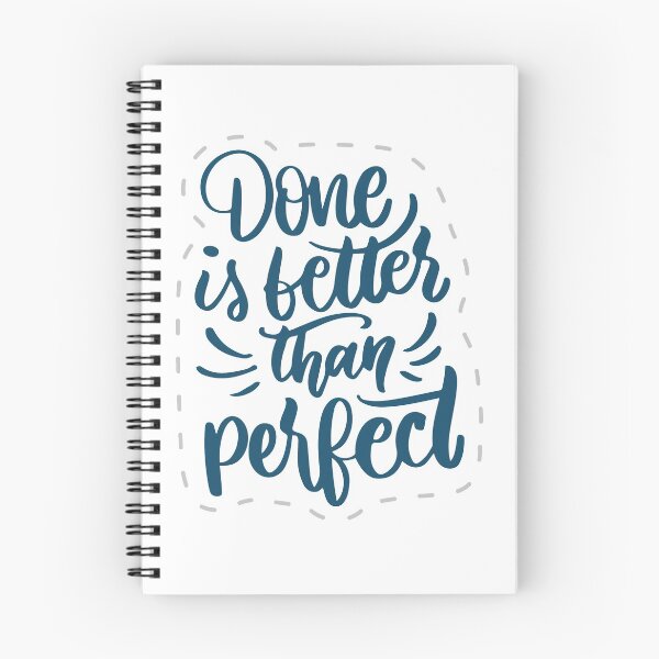 Item preview, Done Is Better Than Perfect Inspirational Message designed and sold by Briekel.