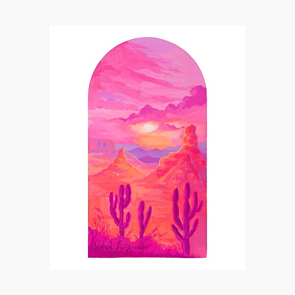 Item preview, Pink Desert Archway designed and sold by Andrea Fairservice.