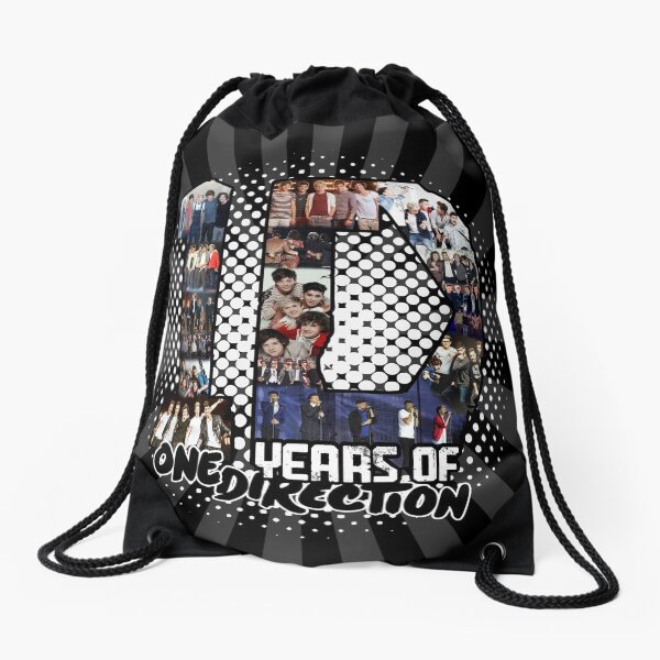10 Years of 1 D Drawstring Bag