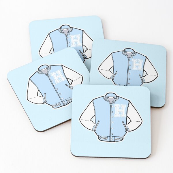 Item preview, Cute Letter H Jacket Sticker designed and sold by GeorgiaMarie13.