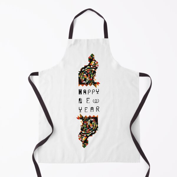 Item preview,  Happy New Year Rabbits- Double colourful Image - Happy and Positive Nature  designed and sold by BDLVandFriends.