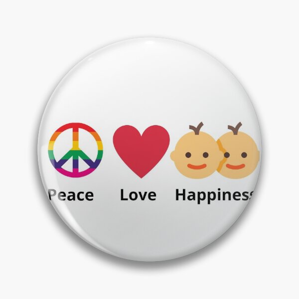 Item preview,  peace love and happiness designed and sold by BitsndPieces.