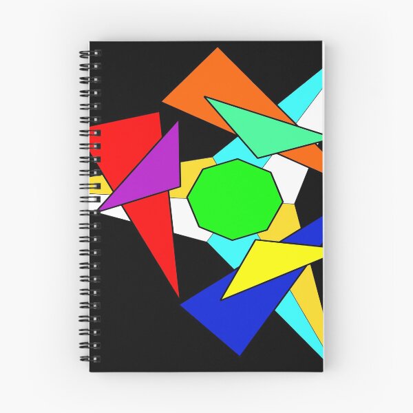 Item preview, Multi coloured geometric star burst. designed and sold by Cipher2.