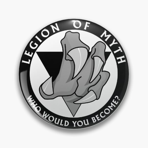 Item preview, Legion of Myth Logo (Large | B&W) designed and sold by Legion of Myth.