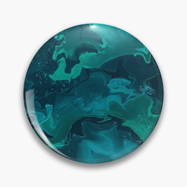 Artikelvorschau, Dark Teal Fluid Art entworfen und verkauft von Ithelda.