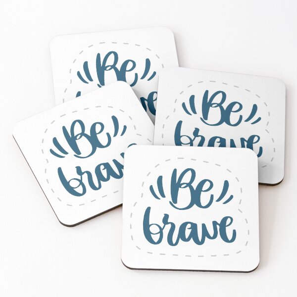 Item preview, Be Brave Inspirational Message designed and sold by Briekel.
