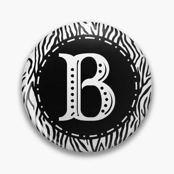 Item preview, Zebra Monogram Letter B designed and sold by MarkTees.
