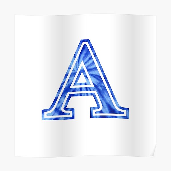 Alpha tie dye Poster