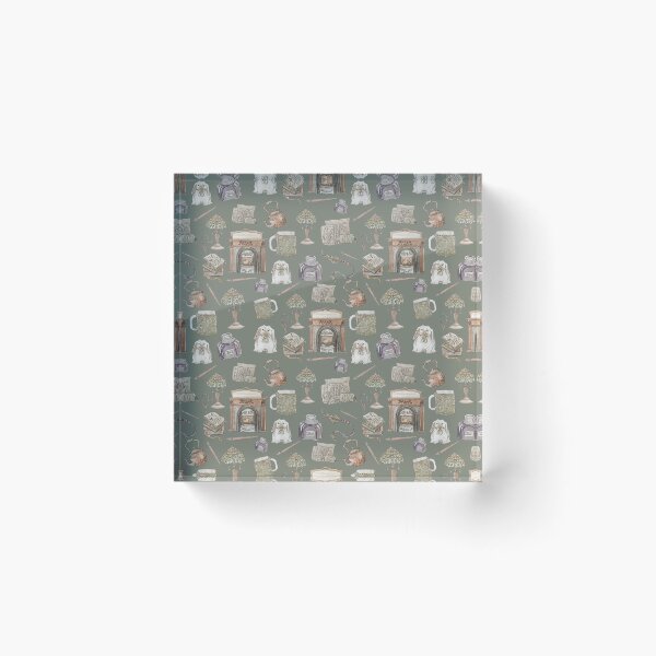 Item preview, Hearth Witch Pattern with Green Background designed and sold by Regan Ralston.