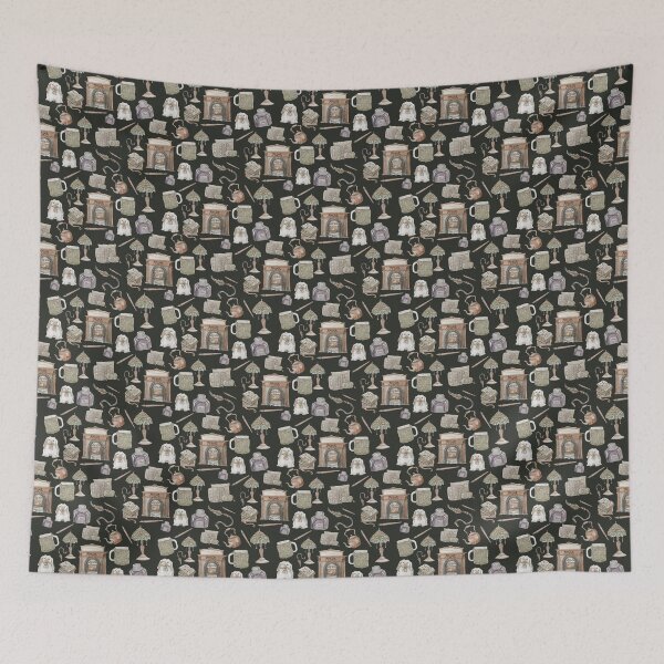 Item preview, Cozy Hearth Witch with Dark Background designed and sold by Regan Ralston.