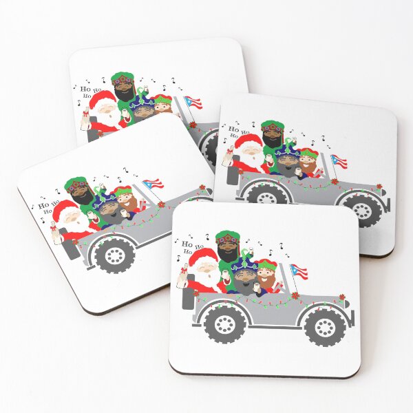 Item preview, Puerto Rico Chinchorreo Christmas Santa Claus Three Kings Coquito designed and sold by byDarling.